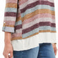 Suéter listrado em camadas feminino Style &amp; Co, roxo, tamanho pequeno M