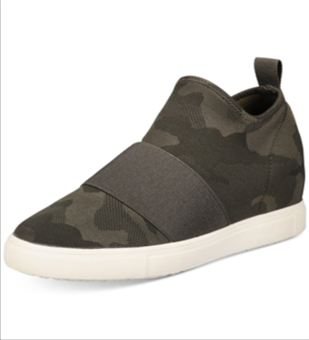 Material Girl Tênis Feminino Quila Camuflado com Faixa Verde Tamanho 5 M