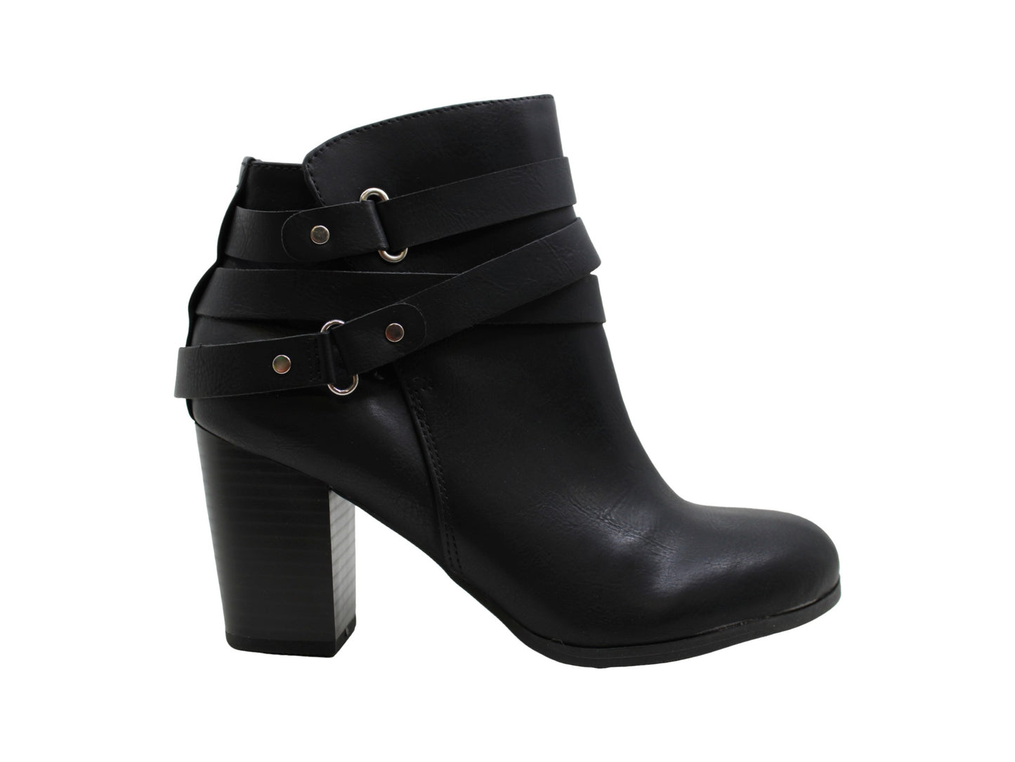 Botas femininas Material Girl Melany Suede bico fechado tornozelo fashion pretas tamanho 9 M