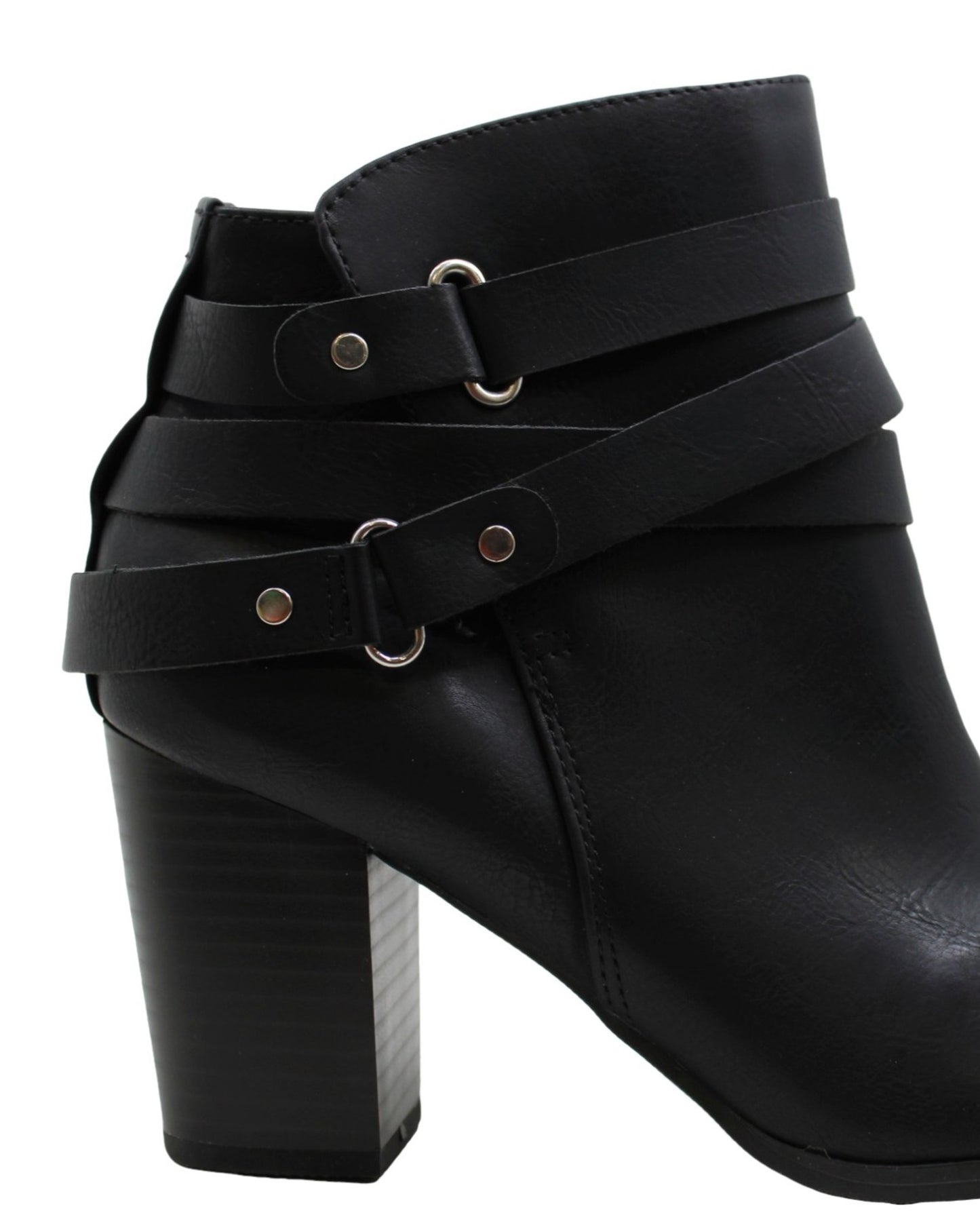 Botas femininas Material Girl Melany Suede bico fechado tornozelo fashion pretas tamanho 9 M
