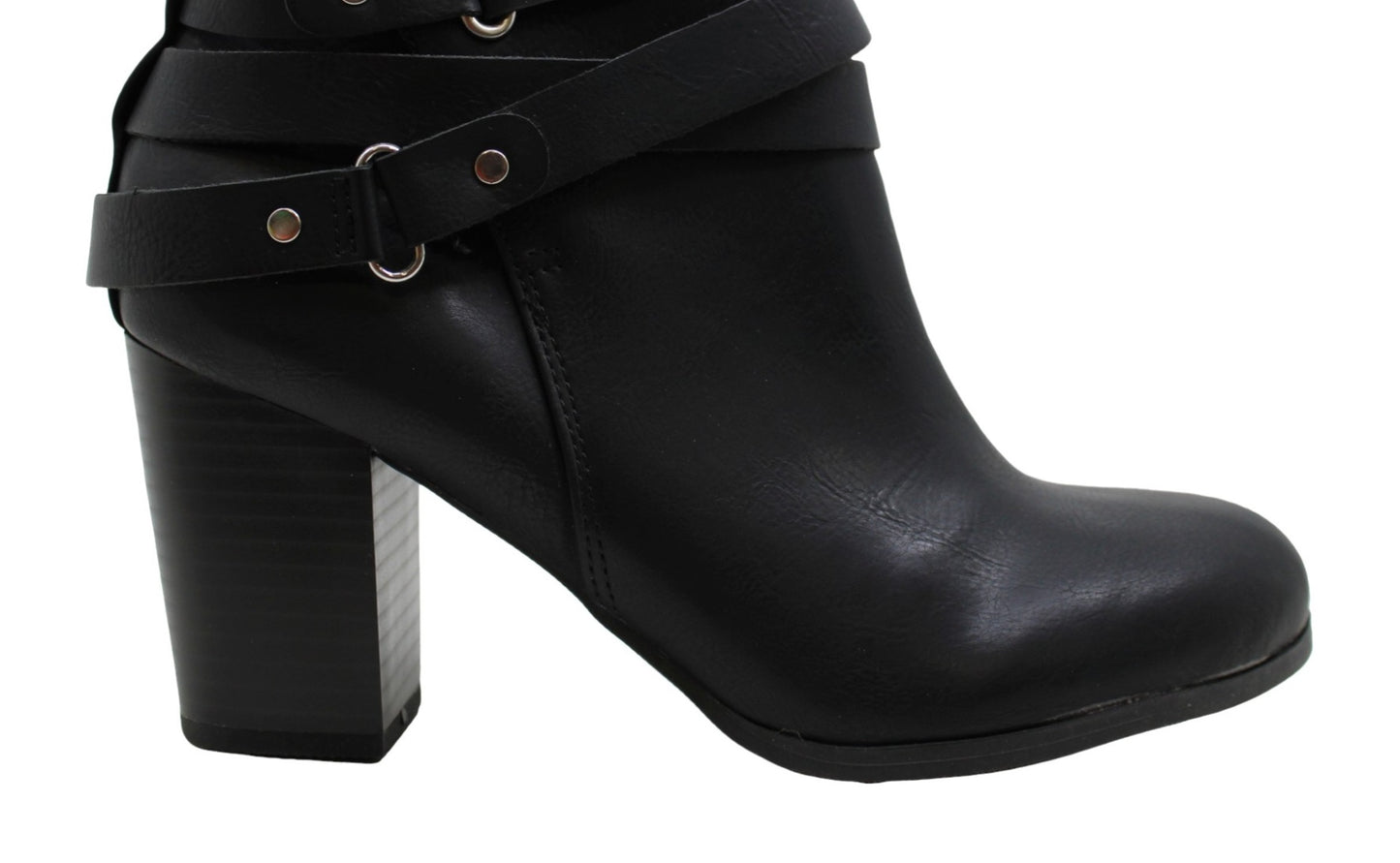 Botas femininas Material Girl Melany Suede bico fechado tornozelo fashion pretas tamanho 9 M
