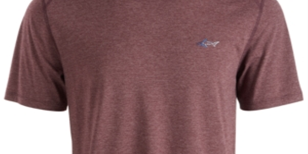 Camiseta masculina Attack Life By Greg Norman com gola redonda e logotipo, tamanho M, vermelha