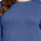 Karen Scott Suéter Túnica Feminino Azul Tamanho 0X