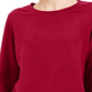 Moletom esportivo feminino Karen Scott Fleece vermelho tamanho XS