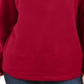 Moletom esportivo feminino Karen Scott Fleece vermelho tamanho XS