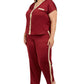 INC International Concepts Roupa íntima feminina sólida para dormir, tamanho 3X, vermelha