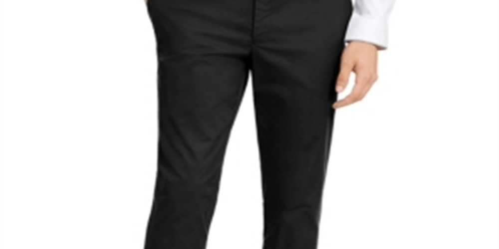 Calças Tech Slim Fit Masculinas INC International Concepts Pretas Tamanho XX-G