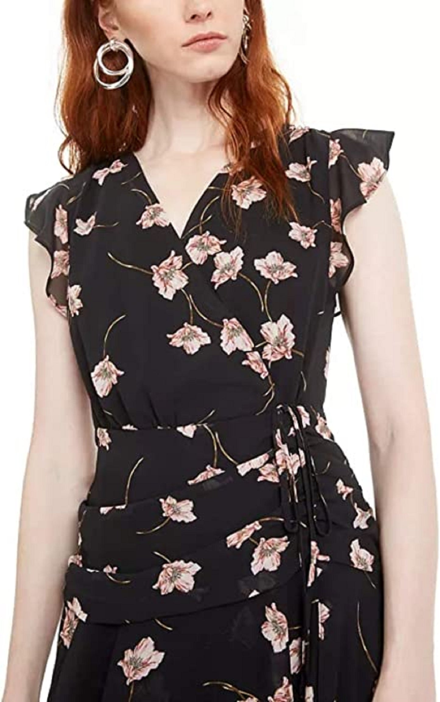 Vestido longo feminino Bar III, preto, tamanho 10