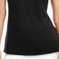 Blusa feminina Alfani com decote careca e sem mangas, tamanho pequeno, preta