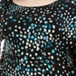 Blusa feminina Alfani Plus estampada com manga dolman, azul, tamanho 0X