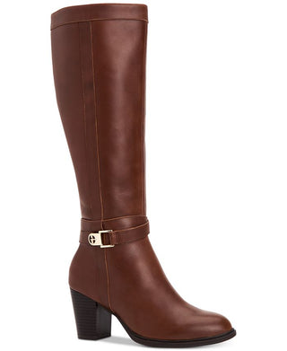 Giani Bernini Womens Leather Closed Toe Knee High Fashion Boots Brown Size 7.5 M