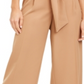 Calças culotte femininas Alfani Petite com cinto, marrom, tamanho 2, pequena
