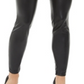 Calça skinny feminina de couro sintético INC International Concepts, preta, tamanho 0