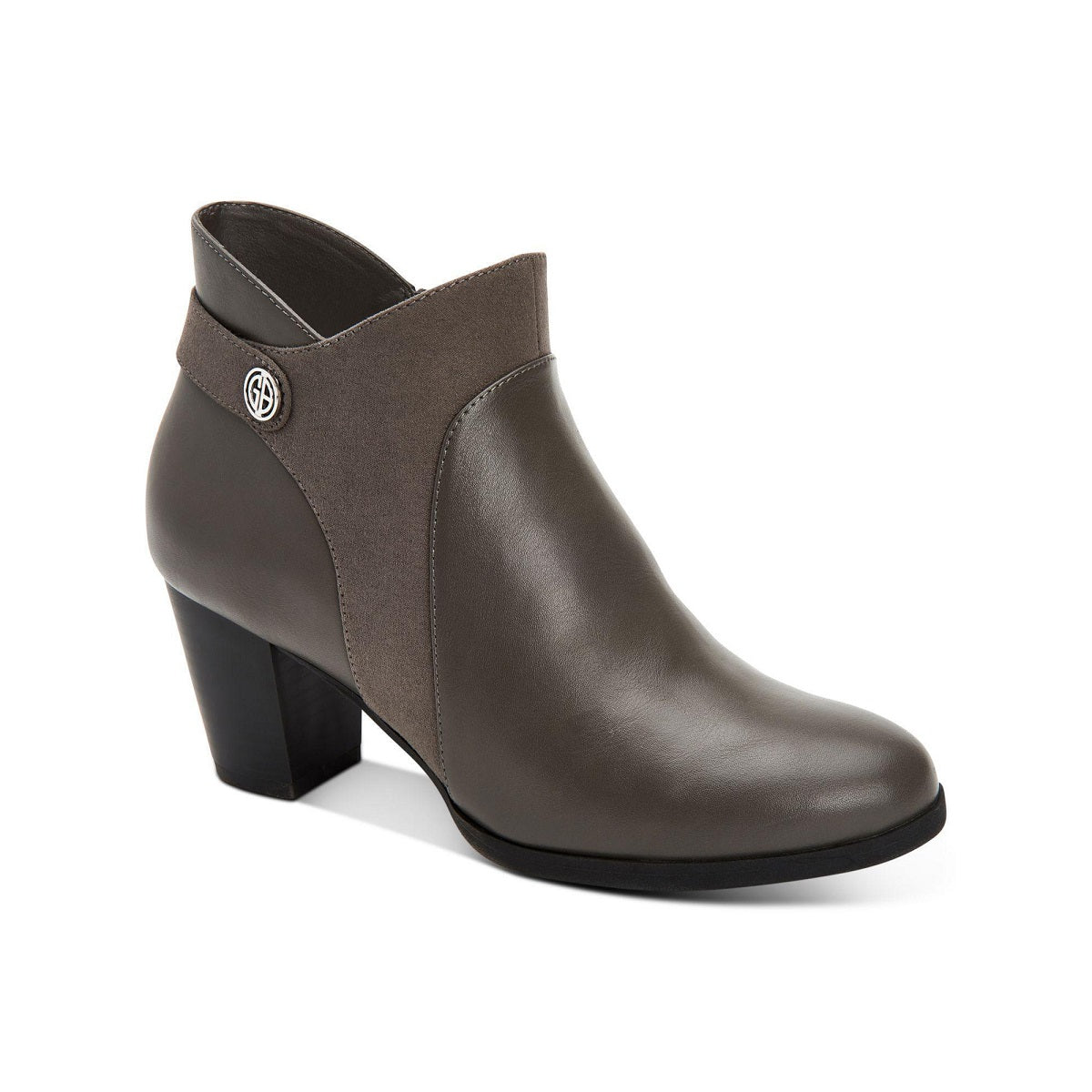 Botas femininas Giani Bernini Abalina Memory Foam, cinza, tamanho 9,5 M