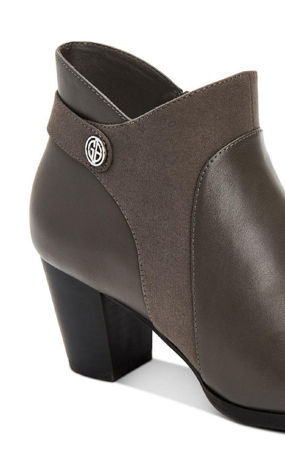 Botas femininas Giani Bernini Abalina Memory Foam, cinza, tamanho 9,5 M