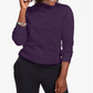 Karen Scott Suéter Feminino com Gola Simulada e Tachas Roxo Tamanho XXG