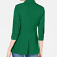Blazer feminino Classic Fit da INC International Concepts, verde, tamanho pequeno P/M