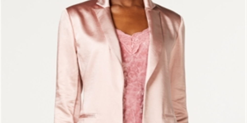 Blazer feminino Classic Fit da INC International Concepts, verde, tamanho pequeno P/M