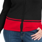 Karen Scott Cardigan Feminino Colorblock Preto Tamanho X-S