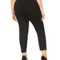 Calça jeans skinny com decote profundo e decote profundo feminina INC International Concepts, tamanho 22W, preta