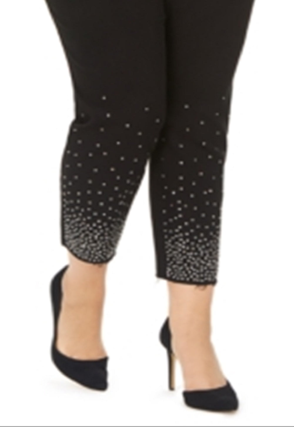 Calça jeans skinny com decote profundo e decote profundo feminina INC International Concepts, tamanho 22W, preta