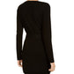 Vestido tubinho acima do joelho feminino INC International Concepts, preto, tamanho grande