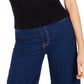 Blusa regata feminina Bar III com gola falsa canelada, preta, tamanho XX-G