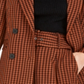 Blazer feminino Bar III marrom tamanho XX-G