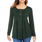 Blusa Pintuck Feminina Style &amp; Co Verde Tamanho Pequeno M
