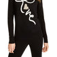 Suéter túnica feminino Maison Jules Love Motif preto tamanho XX-G