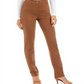 Calça Slim Feminina Style &amp; Co Marrom Tamanho 14