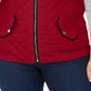 Colete acolchoado feminino Charter Club Plus para clima frio, vermelho, tamanho 3X