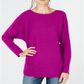 Suéter de malha canelada com manga dolman feminino INC International Concepts, rosa, tamanho G