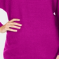 Suéter de malha canelada com manga dolman feminino INC International Concepts, rosa, tamanho G