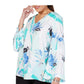 Blusa feminina Alfani com decote careca e malha com bolinhas, preta, tamanho grande