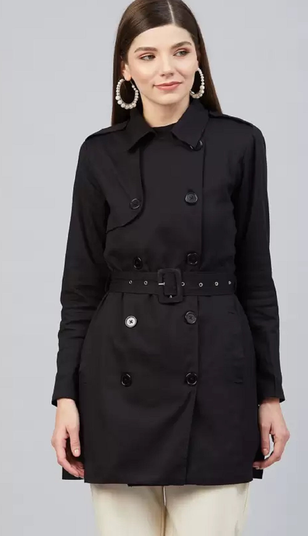 INC International Concepts Casaco de camurça sintética feminino, preto, tamanho pequeno
