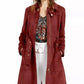 INC International Concepts Casaco de camurça sintética feminino vermelho tamanho grande