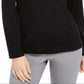 Camisa gráfica feminina Karen Scott Sparkle Holiday, preta, tamanho XX-G
