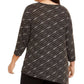 Top metálico assimétrico plus size feminino da coleção Jm