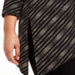 Top metálico assimétrico plus size feminino da coleção Jm