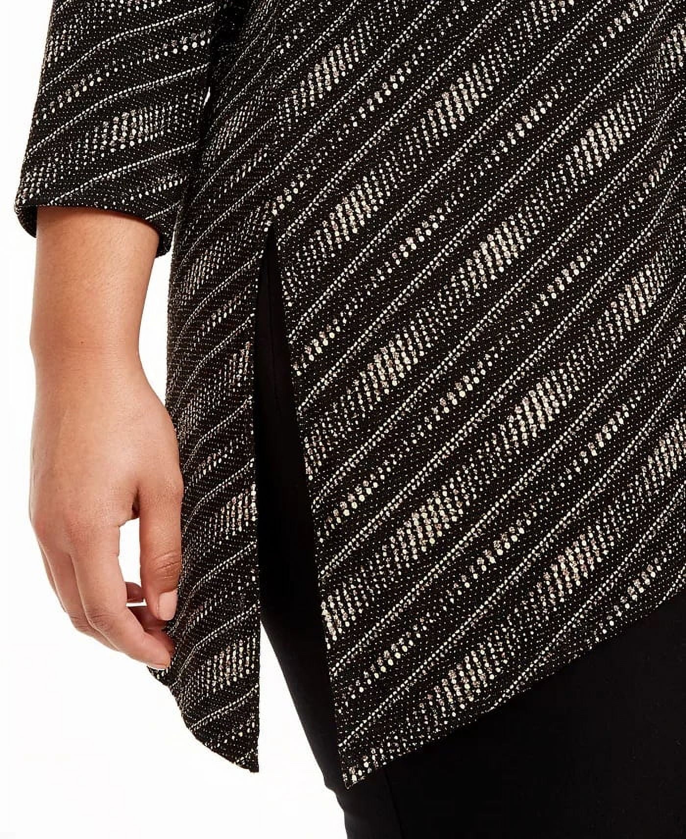 Top metálico assimétrico plus size feminino da coleção Jm