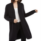 Cardigan Duster Feminino INC International Concepts Preto Tamanho X-Grande