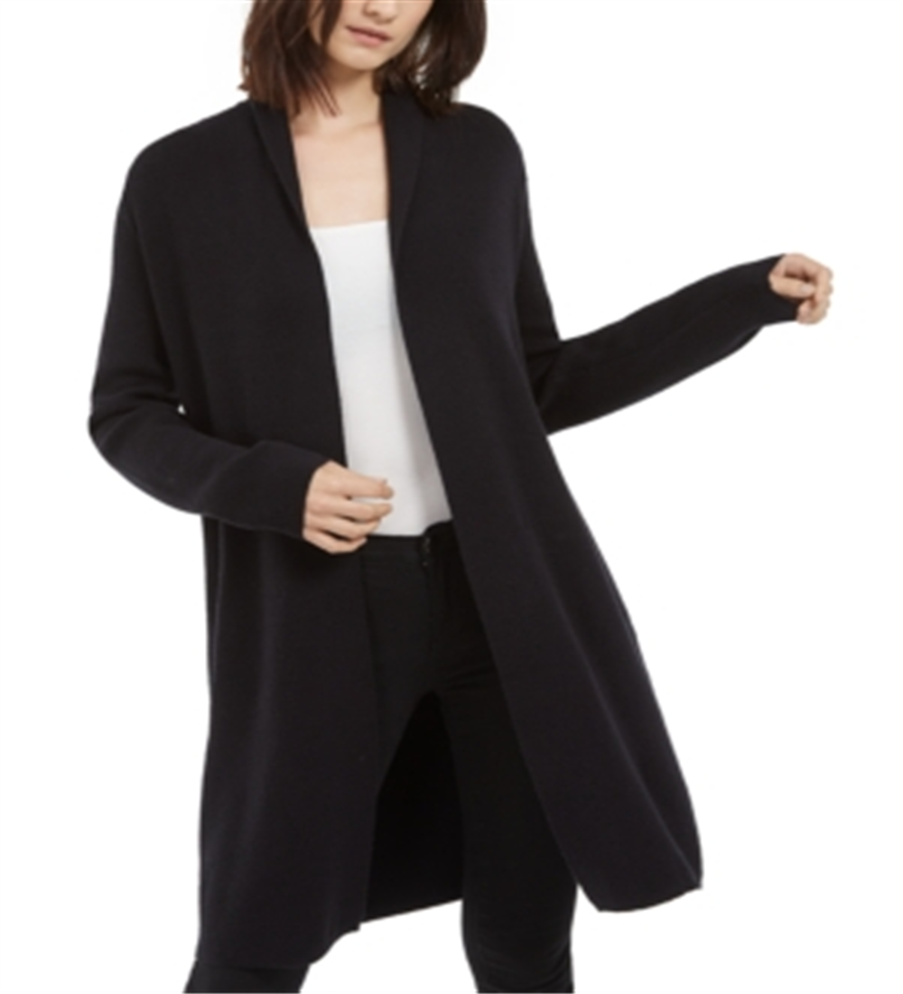 Cardigan Duster Feminino INC International Concepts Preto Tamanho X-Grande