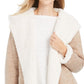 Cardigan feminino com capuz e forro de sherpa da Style &amp; Co, marrom, tamanho grande