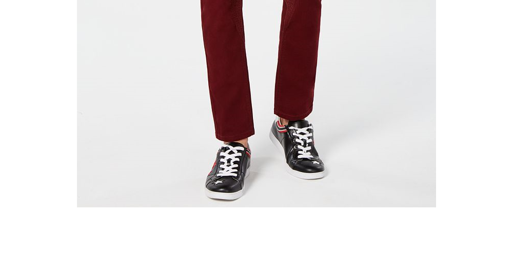 Calça Jeans Skinny Moto Stretch Masculina INC International Concepts Vinho Tamanho 40X30