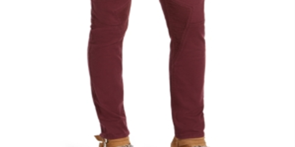 Calça Jeans Skinny Moto Stretch Masculina INC International Concepts Vinho Tamanho 40X30
