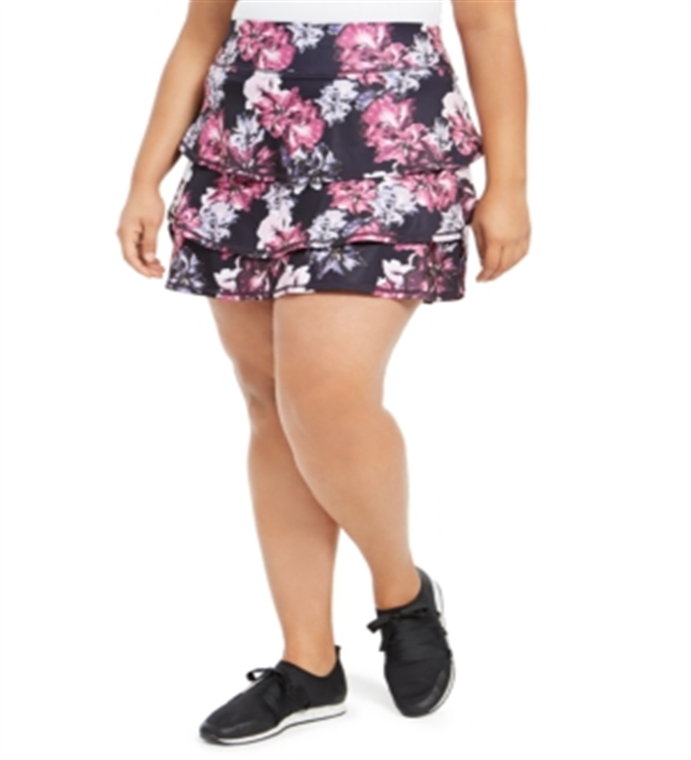 Saia-calça feminina Ideology Fitness Workout - Preta Tamanho 2X