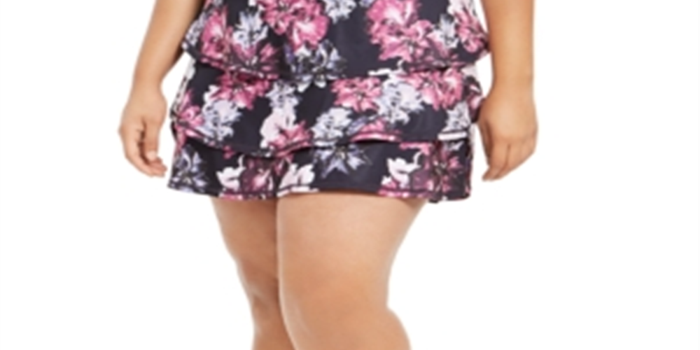 Saia-calça feminina Ideology Fitness Workout - Preta Tamanho 2X