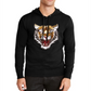 Suéter com capuz Rawr masculino da INC International Concepts, preto, tamanho grande
