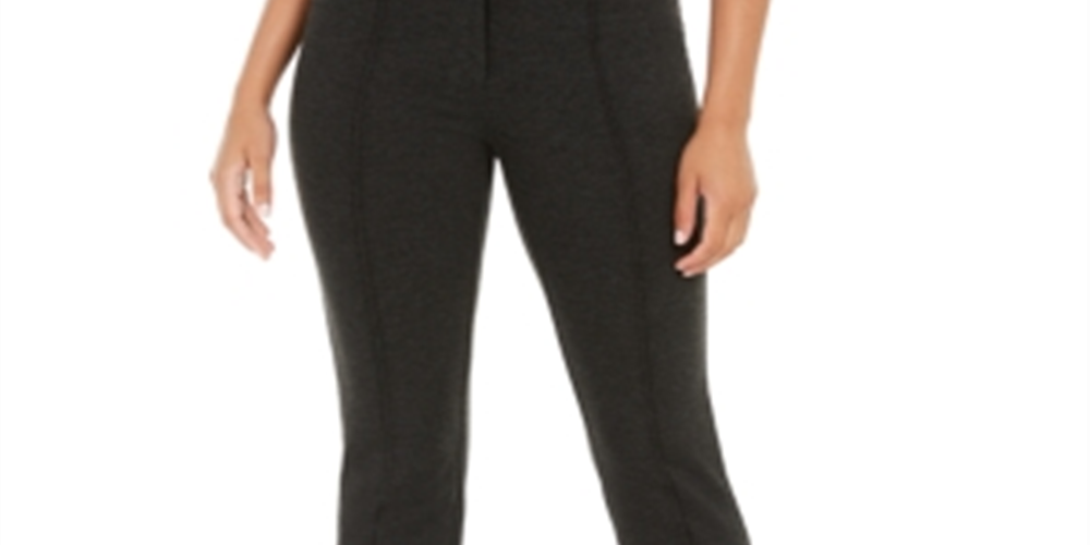 Calça skinny Alfani Ponte Slim Fit Feminina Cinza Tamanho 12